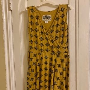Faux wrap dress